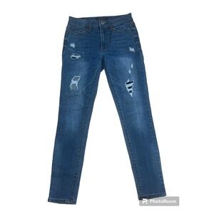 Aeropostale High Waisted Ankle Distressed Jegging Size 2